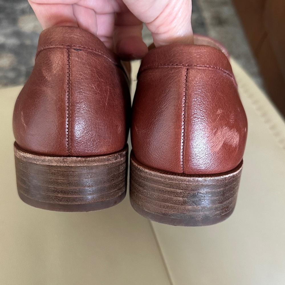 Madewell Leather Loafers Tan/Brown Francis - Picture 6 of 7